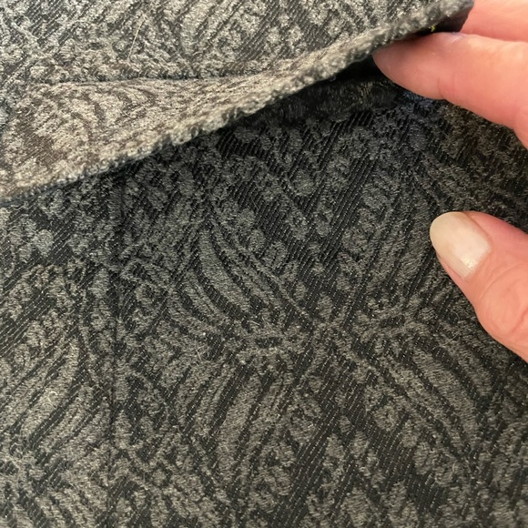 Grey Coldwater Creek jacket, fully lined, wool blend,?interesting details - Picture 8 of 9